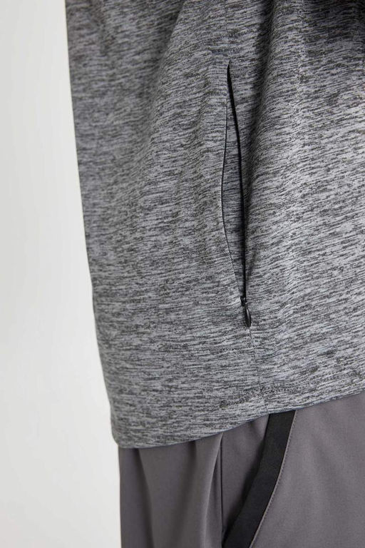 DeFactoFit Спортивная толстовка приталенного кроя с капюшоном  фото 9