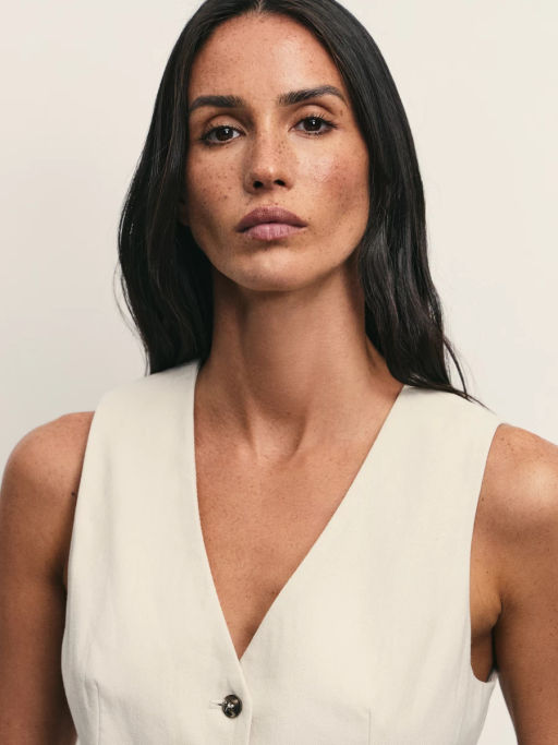 Жилет с содержанием льна / Zarina  фото 7