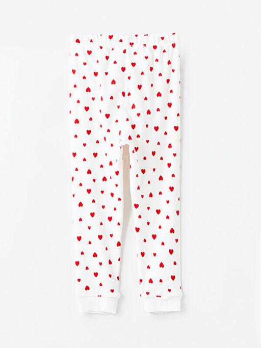 Beli Lastikli Bask?l? K?z Bebek Pijama Alt - Waikiki фото 2