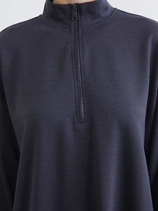 Soft Touch Oversize Kad?n Sweatshirt Tunik