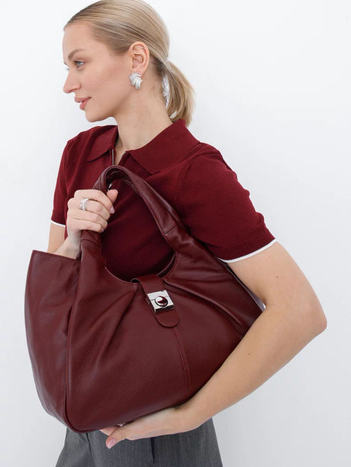 Сумка 2500Y wine red Polina&Eiterou