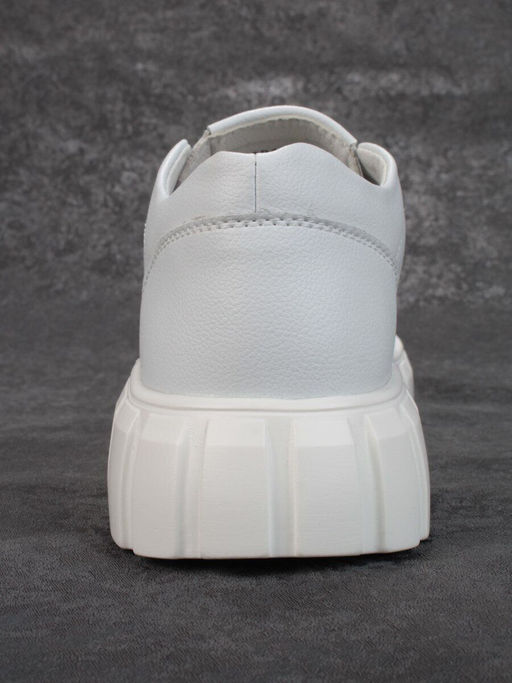 03-PDD135-1 WHITE Полуботинки женские (натуральная кожа) - No name фото 11