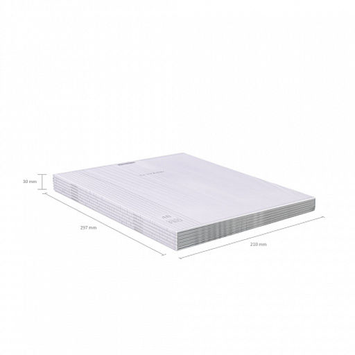 Цена за 6 шт. Тетрадь общая ученическая с пластиковой обложкой на скобе ErichKrause Классика CoverPrо fizzy, Pastel, розовый, А4, 48 листов, клетка  фото 10