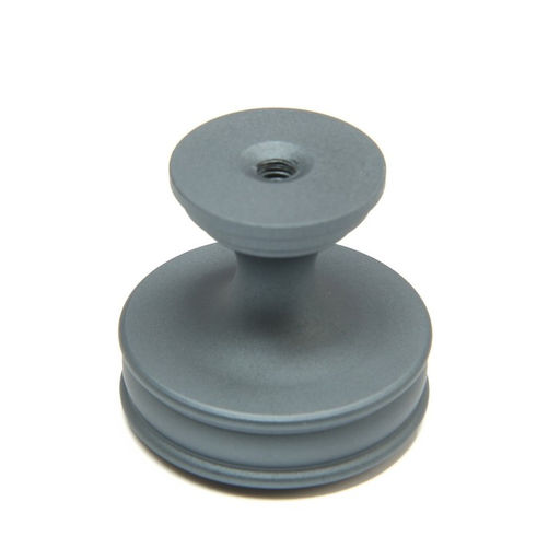 Ручка-кнопка мебельная CAPPIO PK324, d=30 мм, графит, 8 шт. TMP .