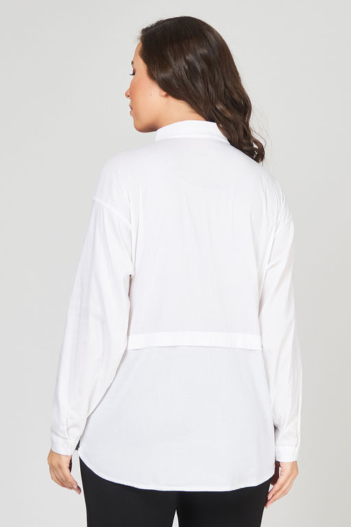 Блуза белая офисная - Olsi фото 10