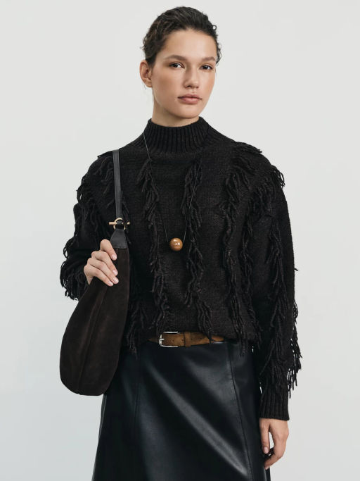 Свитер из фактурной пряжи / Zarina