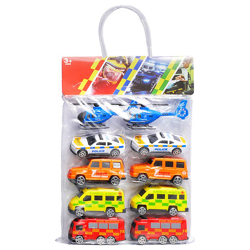 Набор машин "Автопарк служебных машин" в пакете