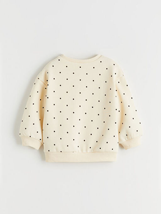 Bisiklet Yaka Kal?n K?z ?ocuk Sweatshirt