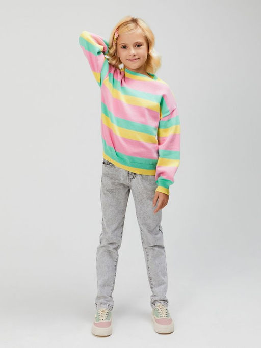 ACOOLA / Джемпер детский для девочек Aster полоска  фото 2