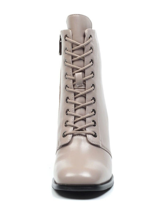 04-E29W-15HK BEIGE Ботинки зимние женские (натуральная кожа, натуральный мех)