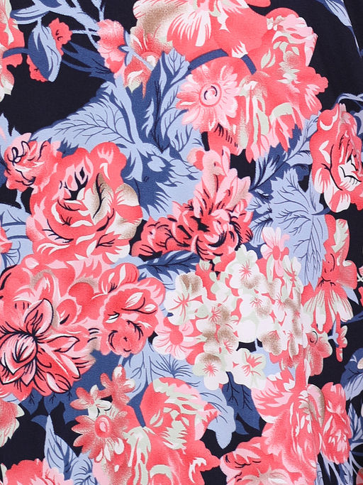 Футболка летняя с цветами - Almond фото 3