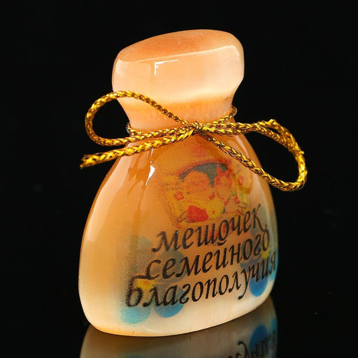 Фигурка-оберег «Мешочек семейного благополучия», большой, селенит