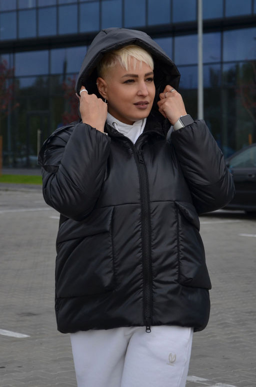 Куртка DOGGI 6361 черная  фото 3