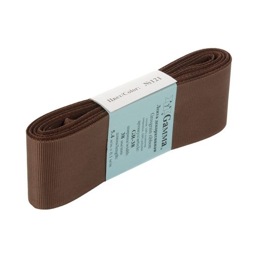 Gamma репсовая лента GR-38 ФАСОВКА 38 мм 1.1/2 5 х 5.4 м