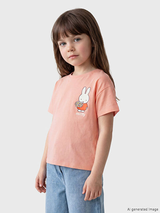 Футболка для девочки с принтом Miffy