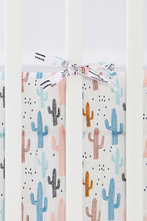 Бортик в кроватку четырехсторонний арт БРК35/ламы