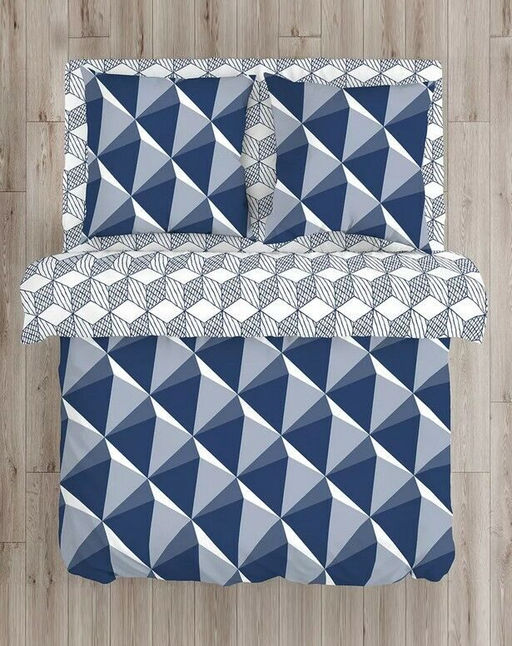 КПБ Магия пространства-син. вид 2 бязь хлопок 100% 1, 5 сп. - Лен поволжья фото 2