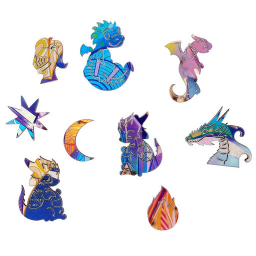 Пазл фигурный Легенда о драконе, голографические детали - Puzzle фото 6