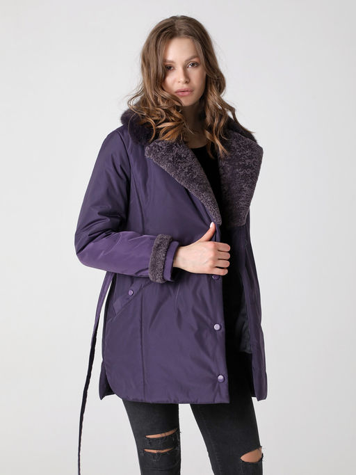 24336 Куртка т.фиолетовый - Dizzyway фото 2