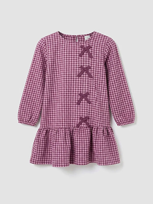 Fiyonk Detayl? K?z ?ocuk Elbise