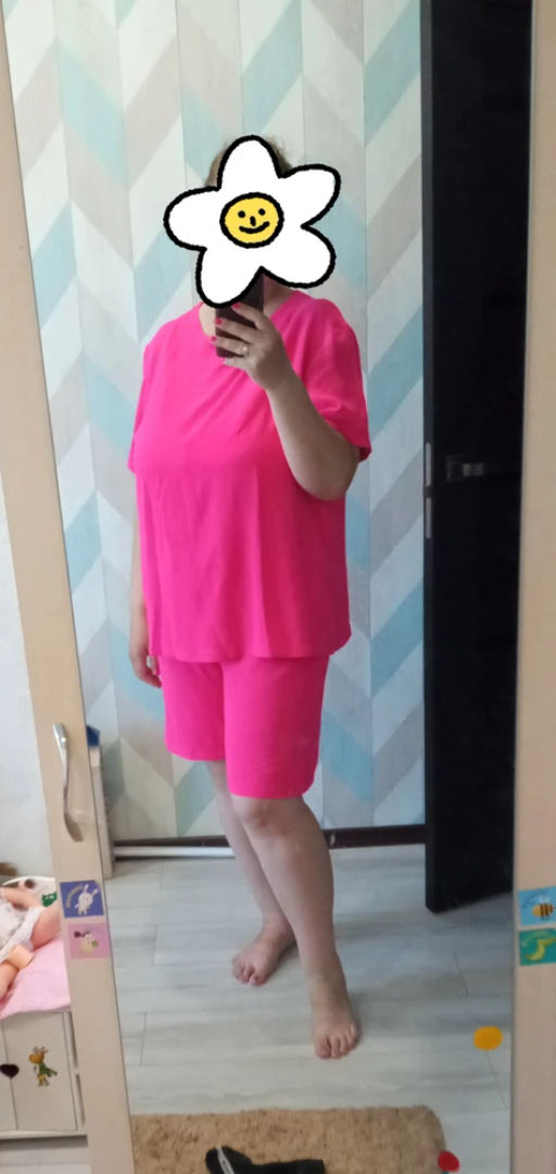 Костюм Манго (шорты+блуза)_О820/ярко-розовый - Ihomelux фото 9