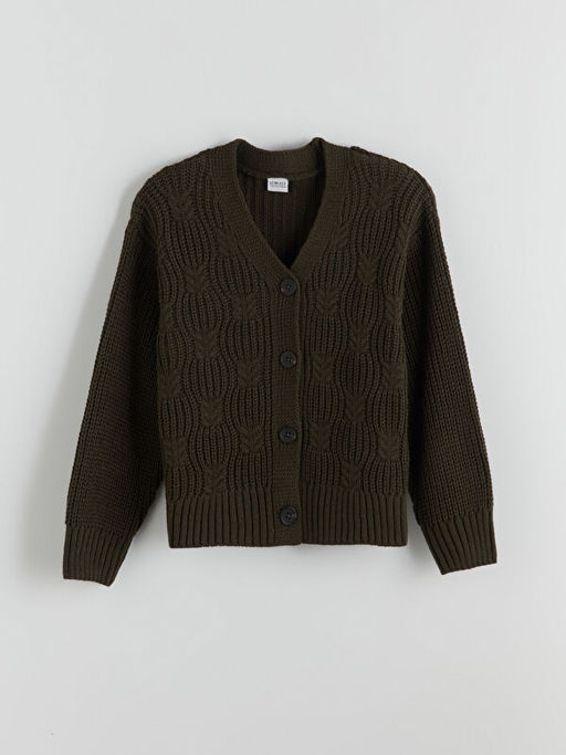 V Yaka K?z ?ocuk Triko H?rka