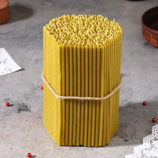 Свечи церковные №140, упаковка 1 кг, парафин и воск