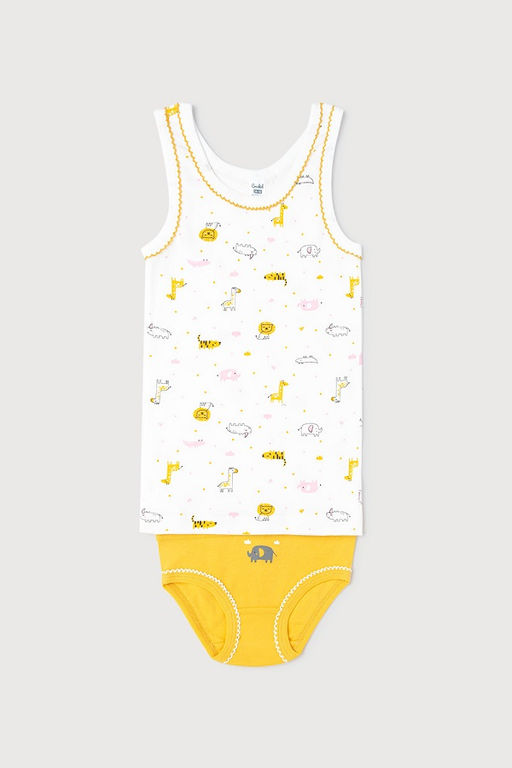 К 1064/зоопарк на сахаре+желтый, комплект