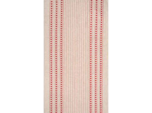 23С189-ШР+К/к. 50*85 Полотенце "Валентинка-2" цв. 100 рис. 106 серый с красным