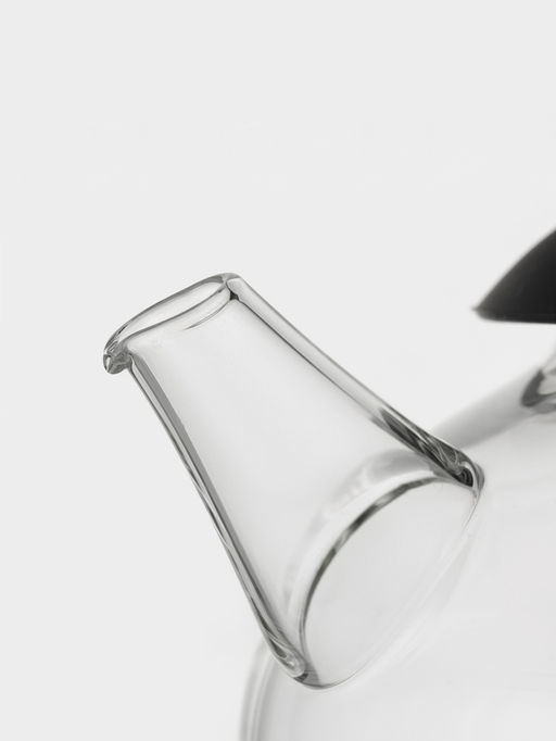 Чайник заварочный Magistro «Дроппер», 1 л, 22×14 см, с металлическим ситом, стекло, прозрачный