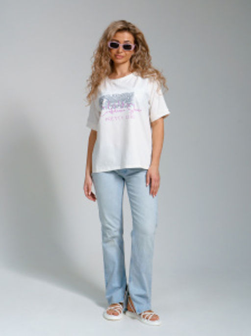 940/1 Футболка "Молочный"