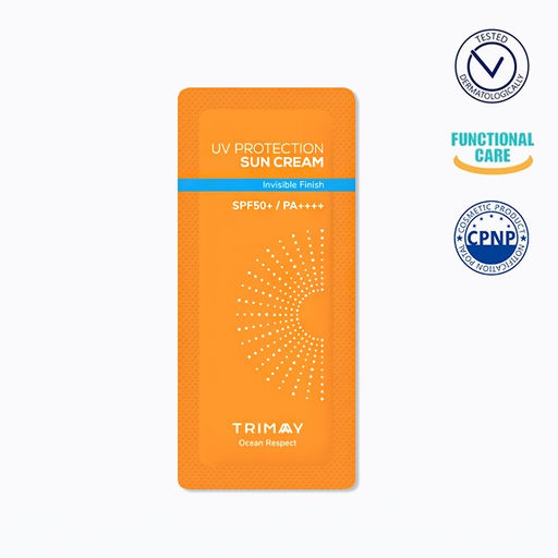 5 шт*1мл ПРОБНИК Солнцезащитный крем с коллагеном и аминокислотами TRIMAY UV Protection Sun Cream SPF50+  фото 2