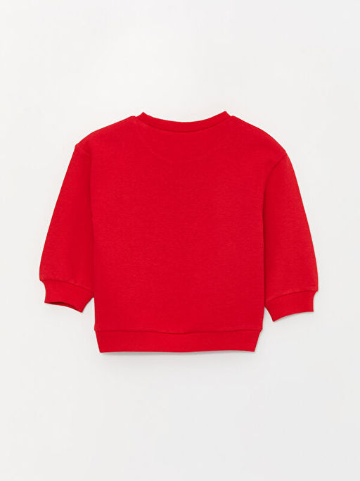 Bisiklet Yaka Bask?l? K?z Bebek Sweatshirt - Waikiki фото 3