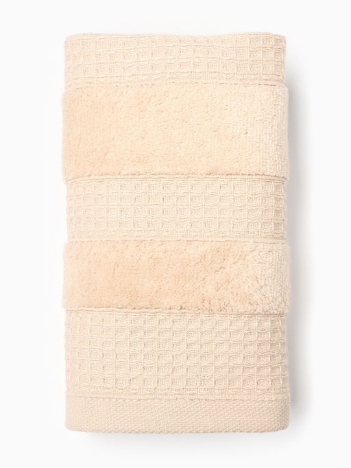 Полотенце вафельное LoveLife «Макан» 50×80 см, хлопок 100%, бежевое