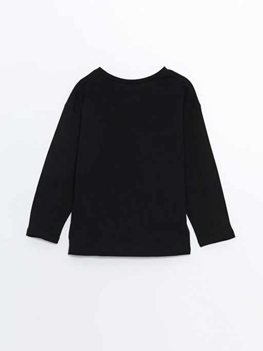 Bisiklet Yaka K?z ?ocuk Ti??rt - Waikiki фото 3