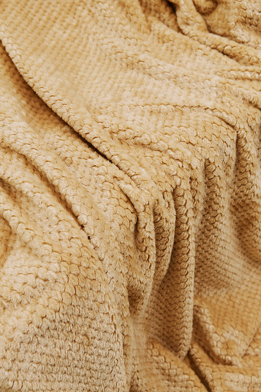 Плед велсофт ST-24 Соты-песок