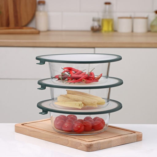 Вакуумная крышка для посуды Доляна, d=22,5 см, цвет зелёный  фото 8