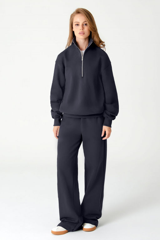 Арт. 2-542/2 Костюм женский с брюками 44-50 (4 шт) Цвет:Антрацит - Калинка фото 9