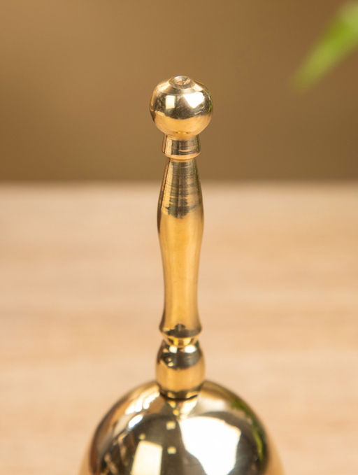 Цена за 2 шт. Колокольчик, 8×8×14 см, латунь