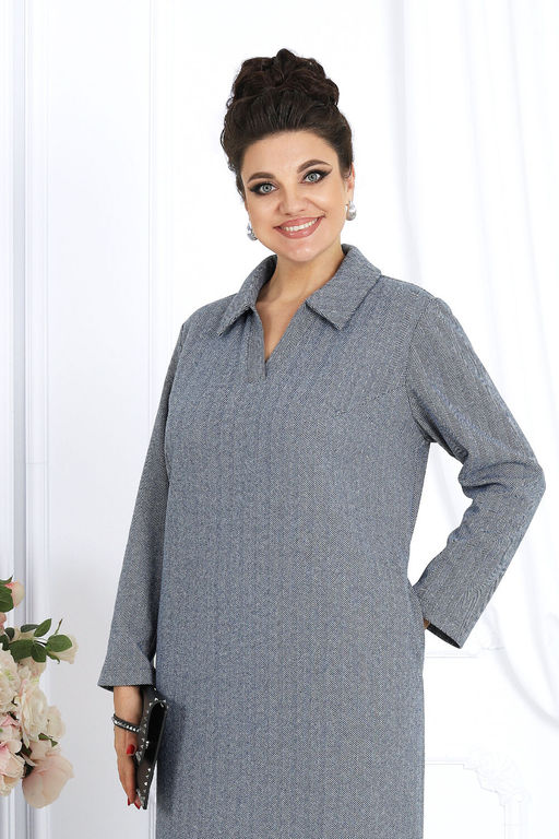 Платье Ninele 7431-Р темно-синий - Mira fashion фото 754