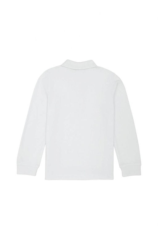 Белый базовый свитшот для мальчика - U.s. polo assn фото 3