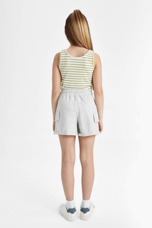 Шорты карго с карманами для девочек - Defacto фото 6