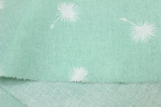 Поплин Одуванчики - зонтики, (комп), ш.1.5м, хлопок-100%, 110гр/м.кв - Купава фото 5