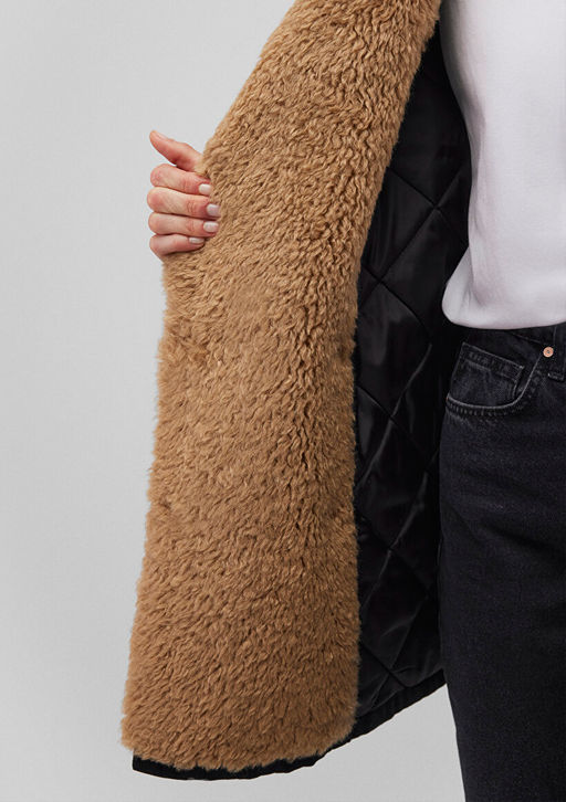 Suni Kurk Detayl? Antrasit Denim Ceket - Mavi фото 7