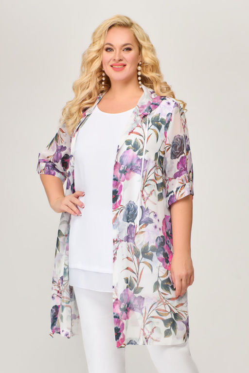 Комплект Svetlana Style 1679 белый+цветы