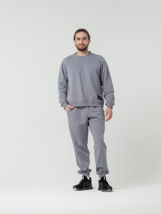 Футер 3х нитка ПРЕМИУМ петля Костюм мужской со свитшотом - Knitka wear фото 3