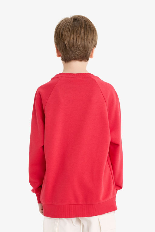 Bisiklet Yaka Basic D_z Okul Sweatshirt Erkek _ocuk - Defacto фото 6