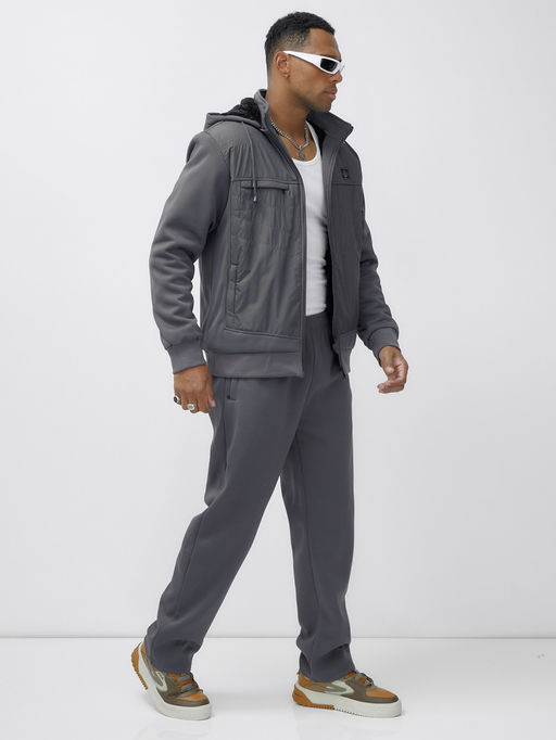 зимний с начесом !Спортивный костюм серого цвета - Mtforce фото 4