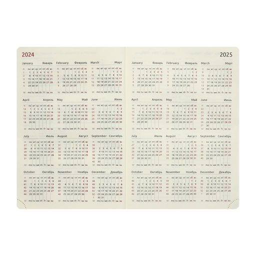 Ежедневник датированный 2024 A5 176 листов, deVENTE.I Love Cat, твёрдая обложка из искусственной кожи, тиснение фольгой, ляссе, кремовый блок 70 г/м2, голубой