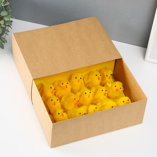 Фигурка пасхальная «Цыпа пушистая», набор 15 шт., 7.5×5×5 см